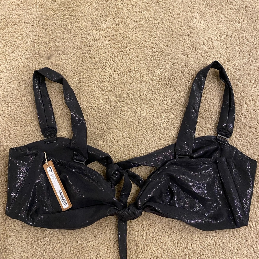 Skims liquid shine detachable Bikini Top